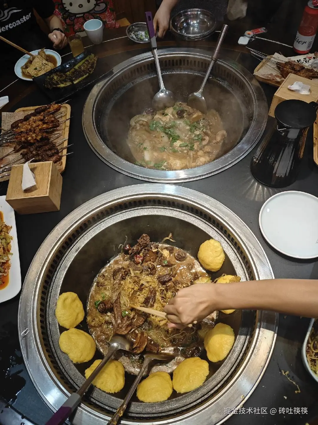 不愧是东北菜，吃到最后也没吃完