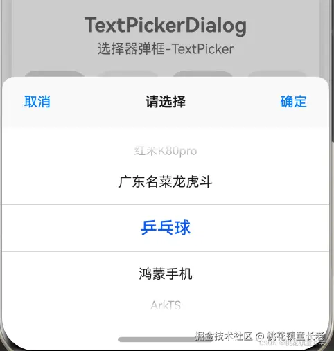 TextPickerDialog
