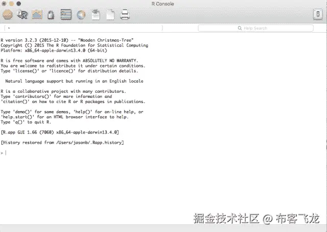 R Interactive Environment