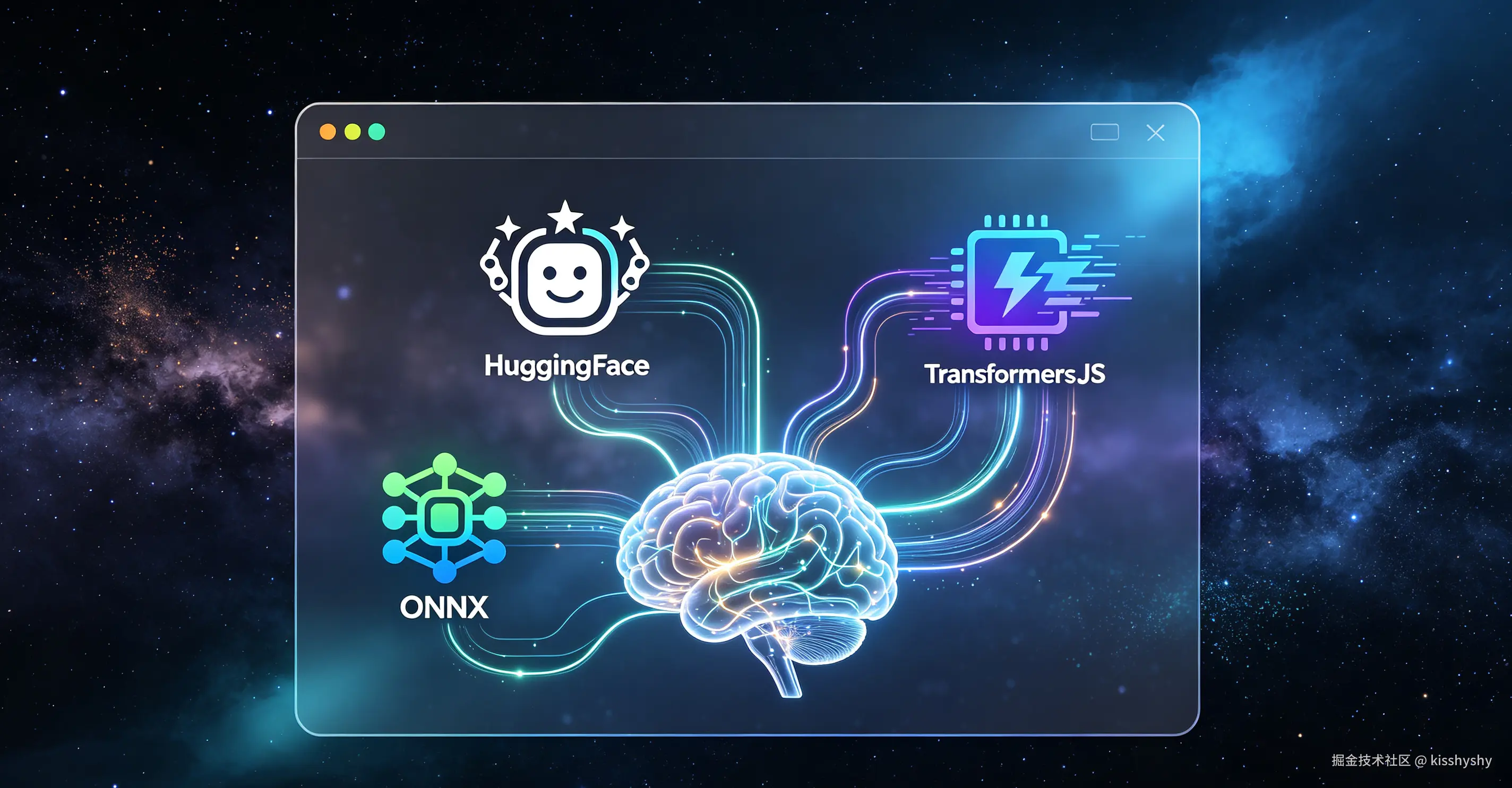 浏览器端Transformers.js ONNX本地推理架构图