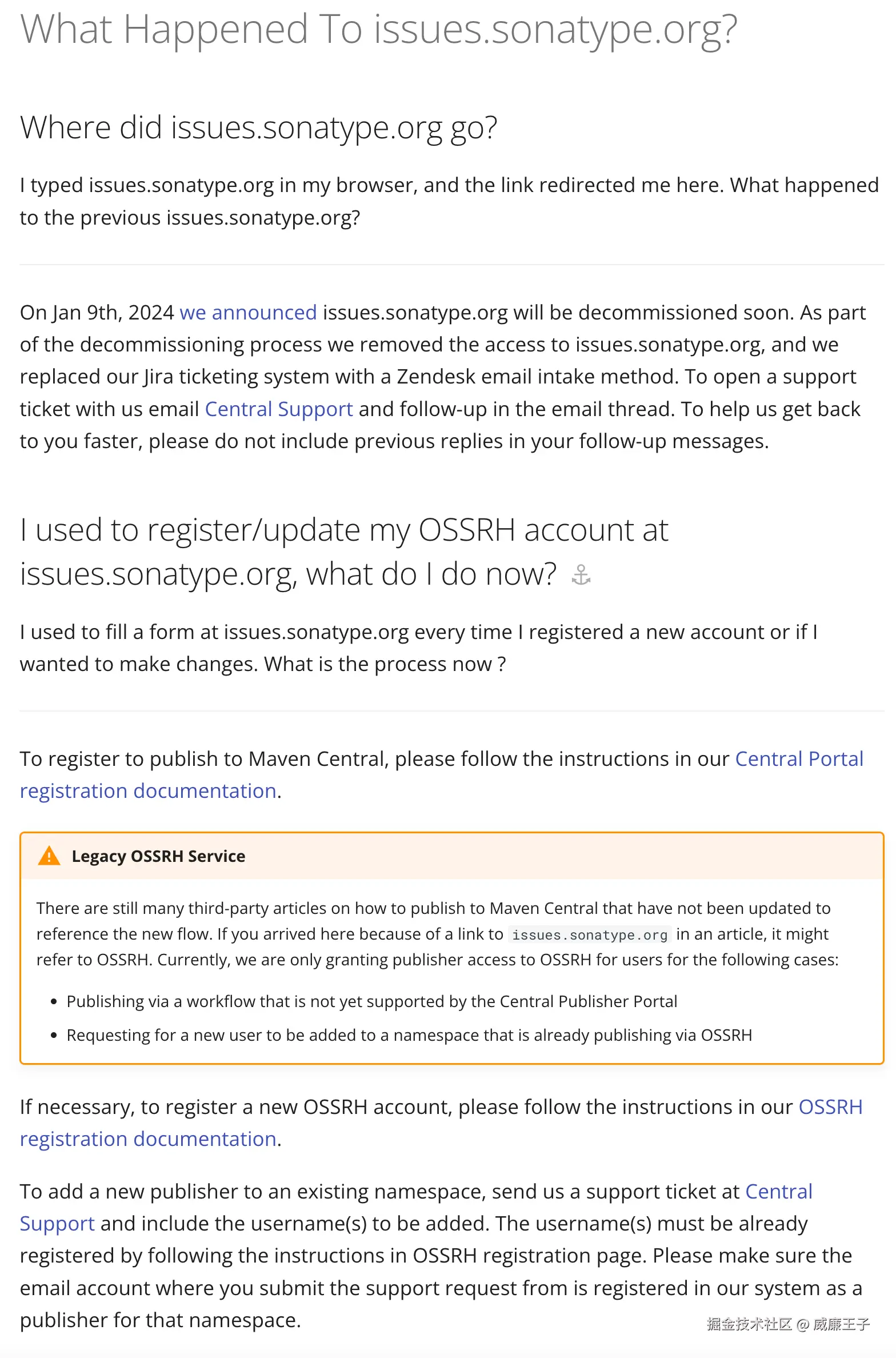 What Happened To issues.sonatype.org?