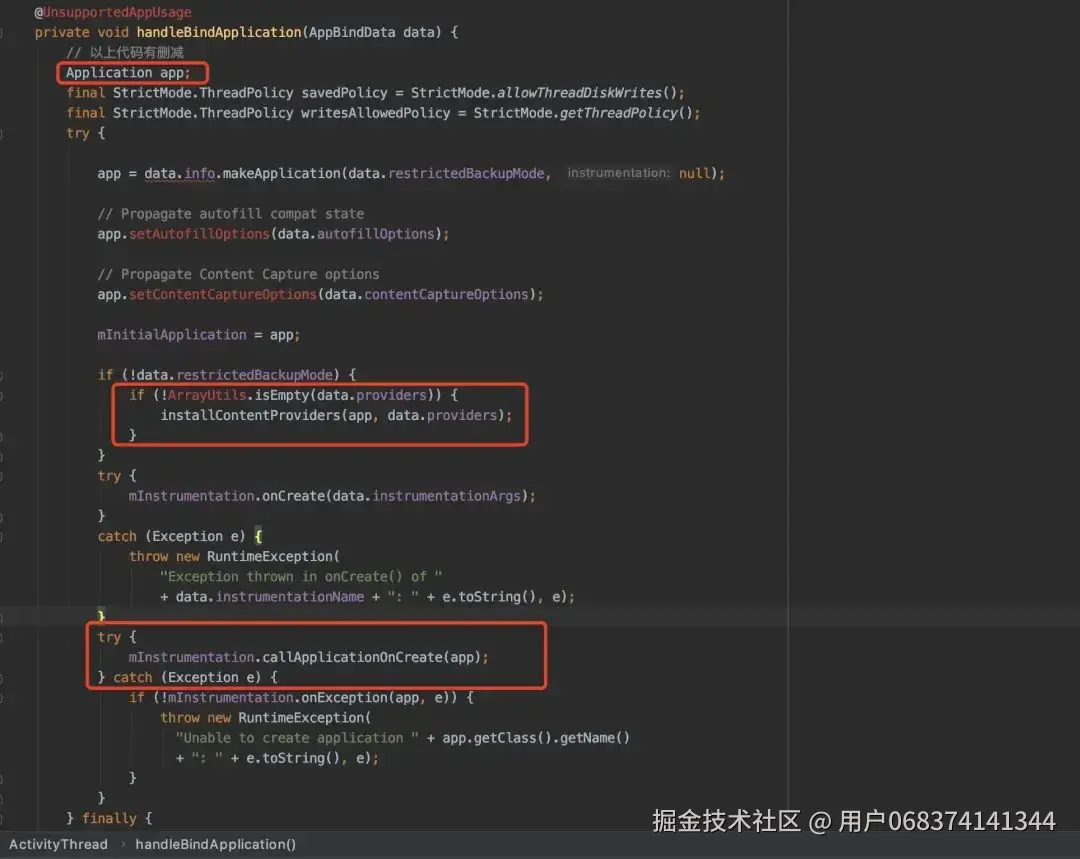 ActivityThread-handleBindApplication