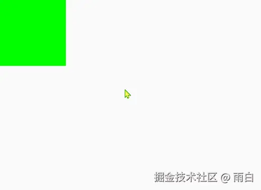 动画效果的绿色 矩形.gif