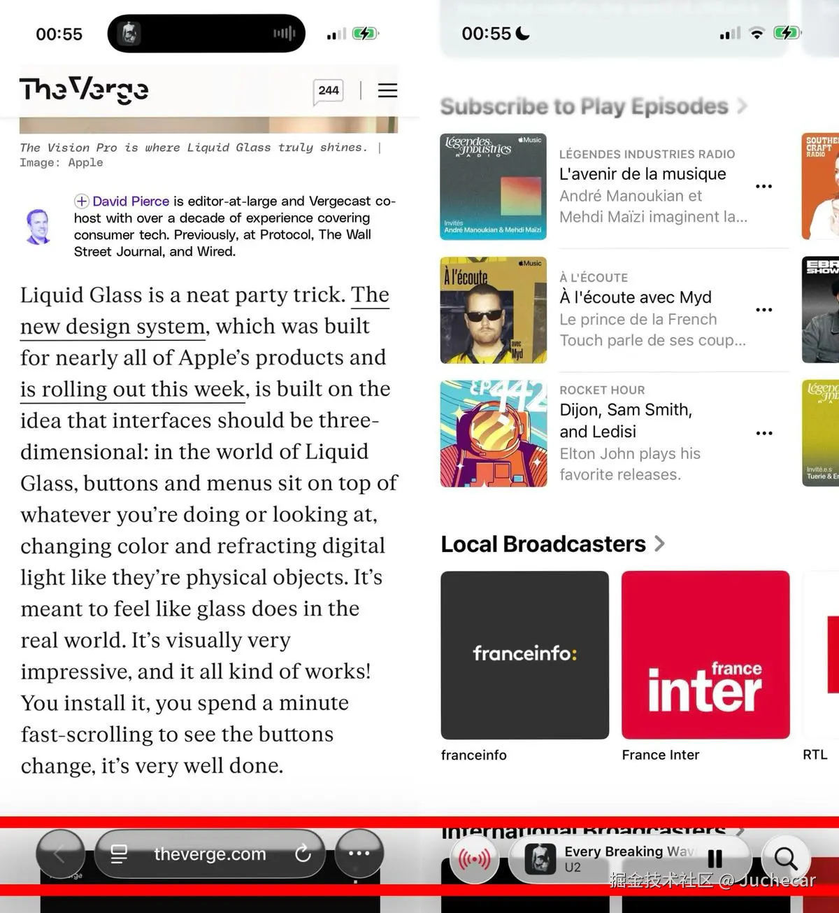 Safari vs Apple Music