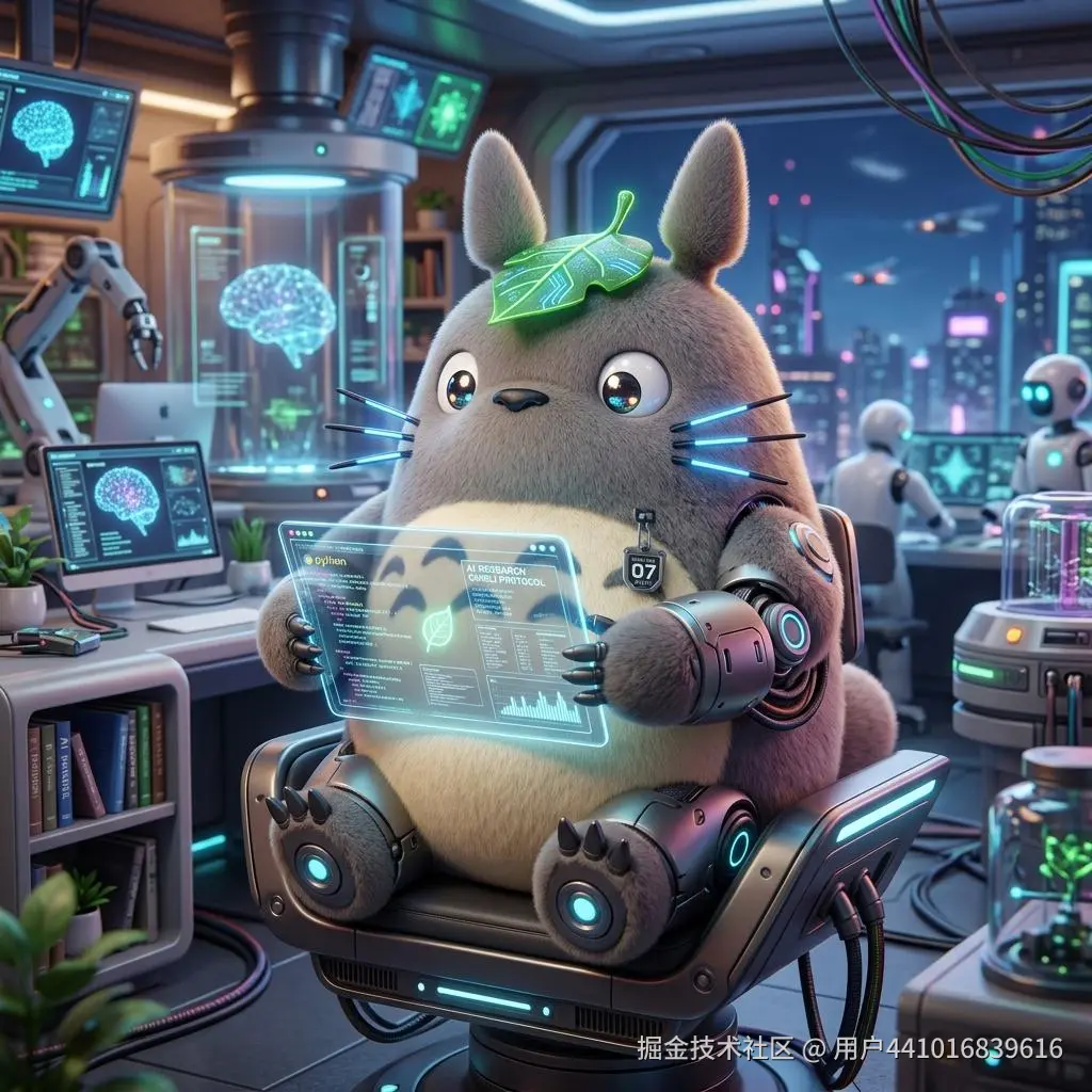 Cute Totoro AI Robot