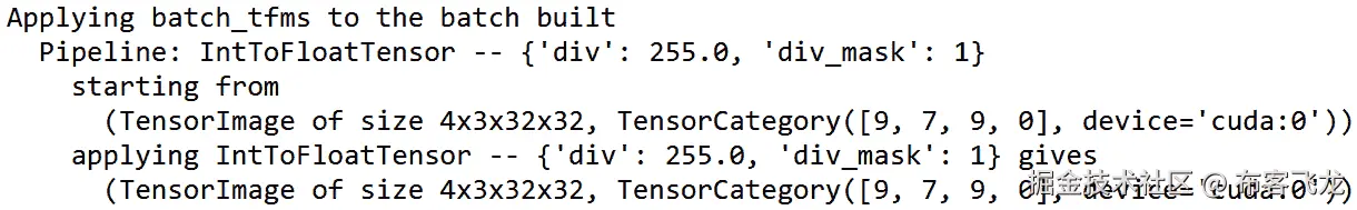 图 8.27 – 非增强型 DataBlock 对象的摘要输出