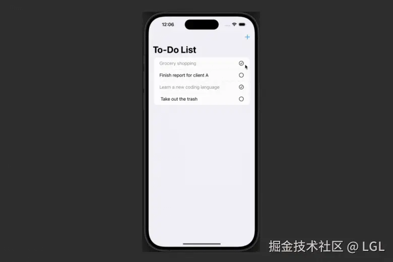 swiftUI_mvvm_TodoList_1.gif