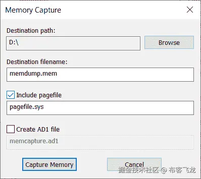 图 6.15 – FTK Imager 包含页面文件