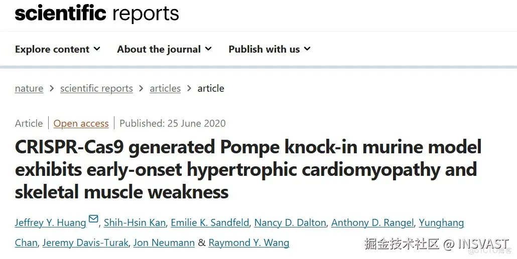 文献解读-CRISPR-Cas9 generated Pompe knock-in murine model exhibits early-onset hypertrophic cardiomyopa_生信分析服务_02