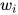 w_i