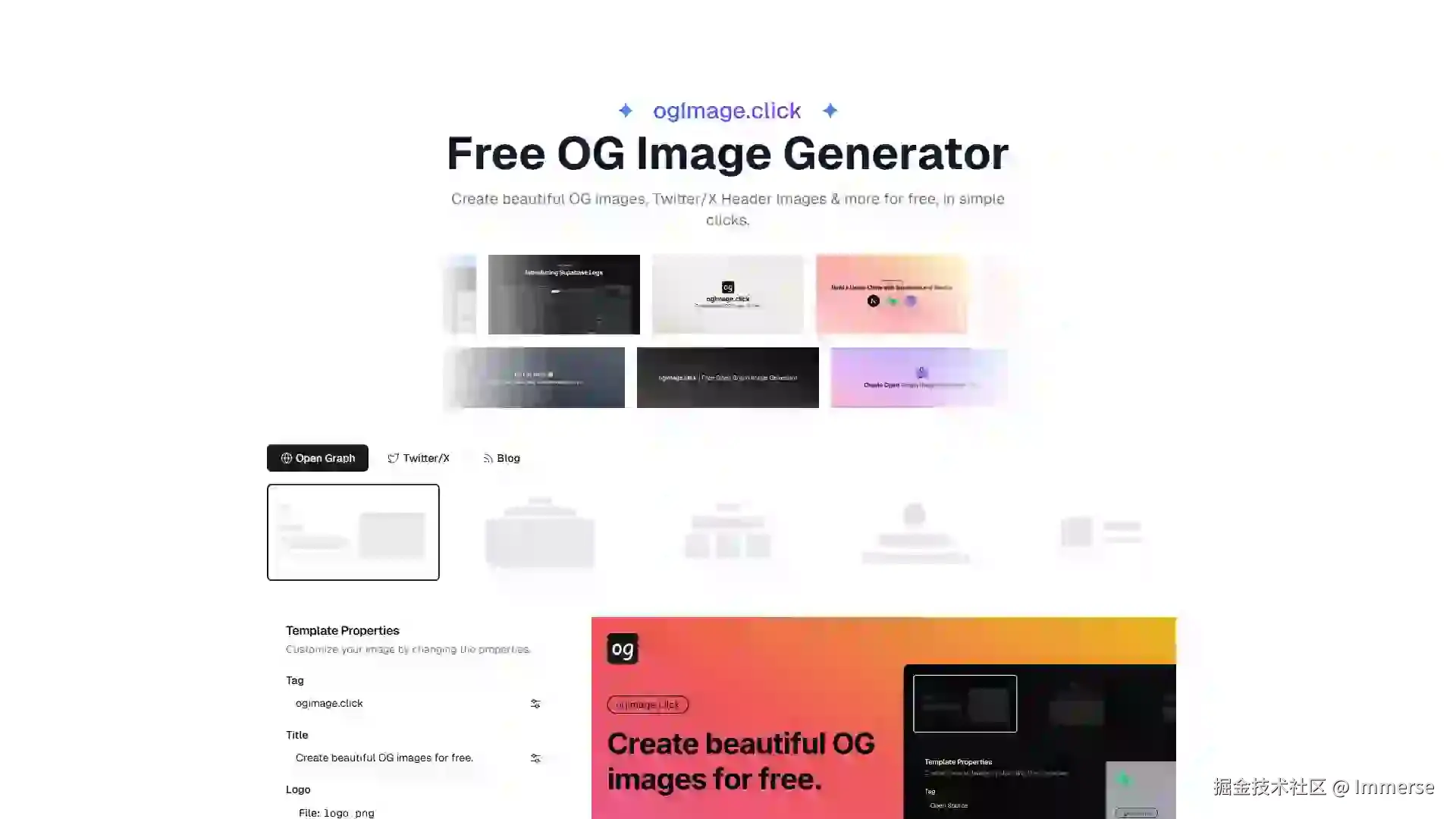 Free OG Image Generator