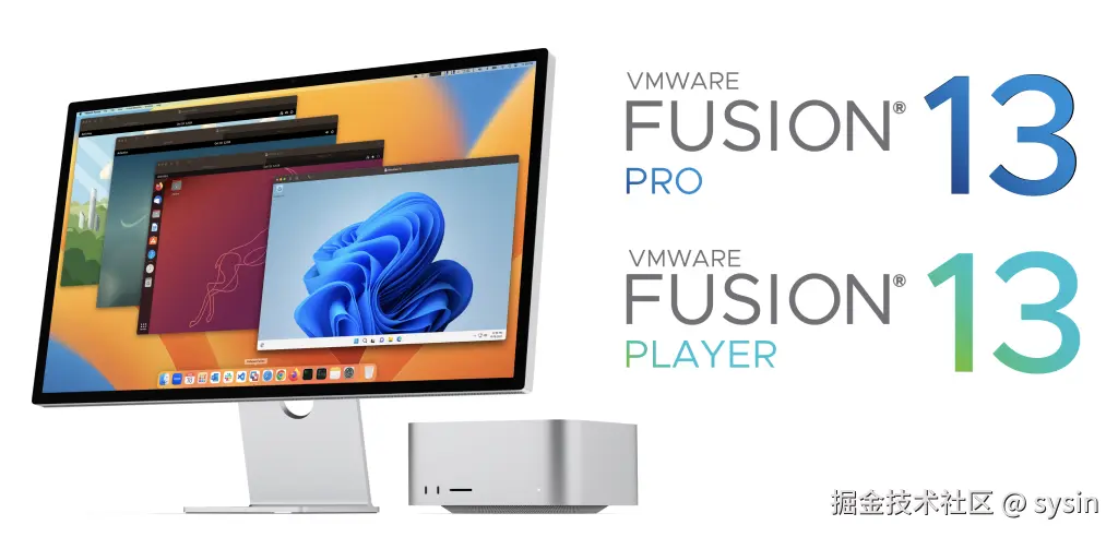 Fusion 13 running Windows 11 and 6 other Linux virtual machines on an Mac Studio