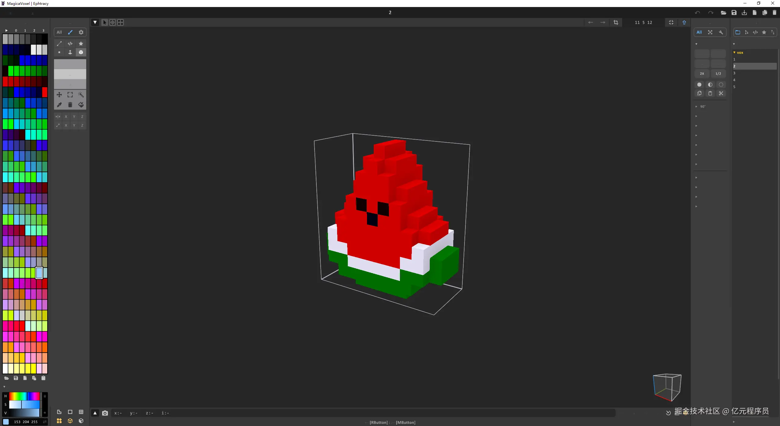 像素模型编辑器