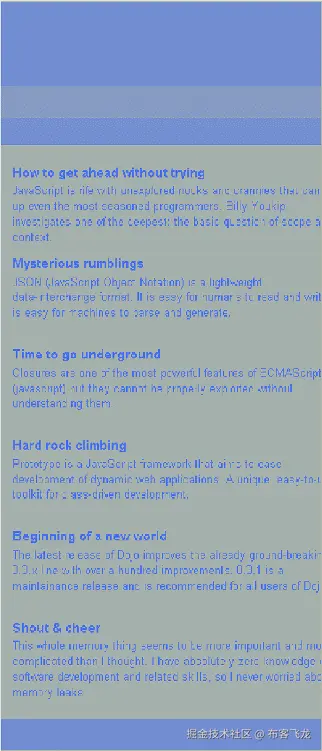 Resolution-dependent layouts