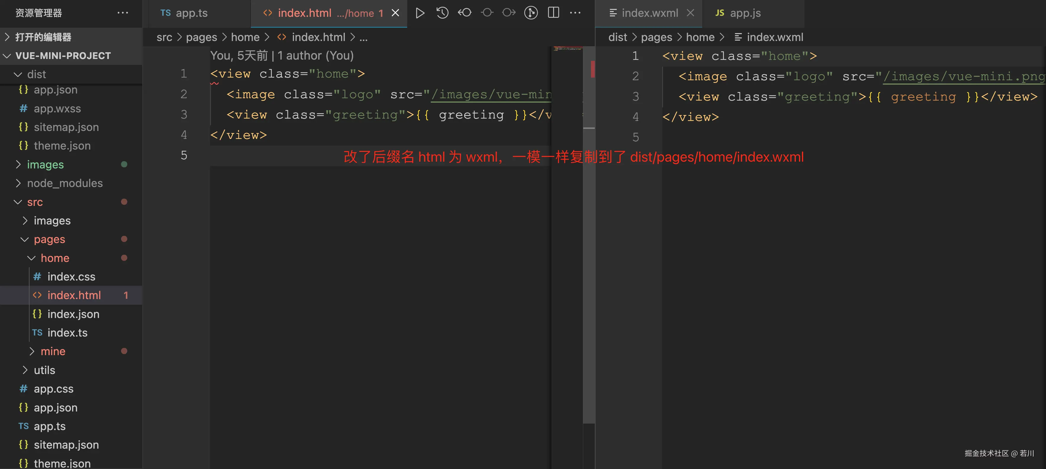 首页 html 文件