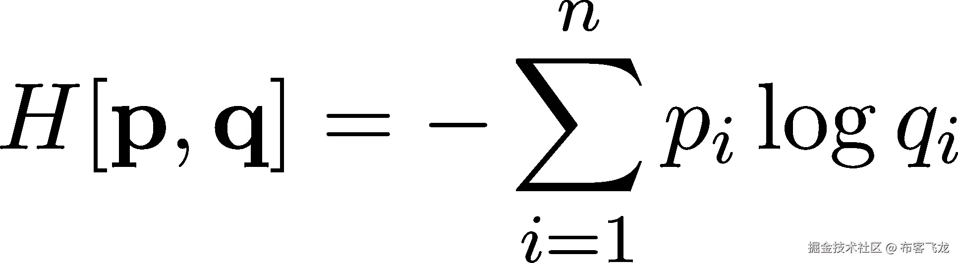  n H [p,q] = − ∑ p logq i i i=1 