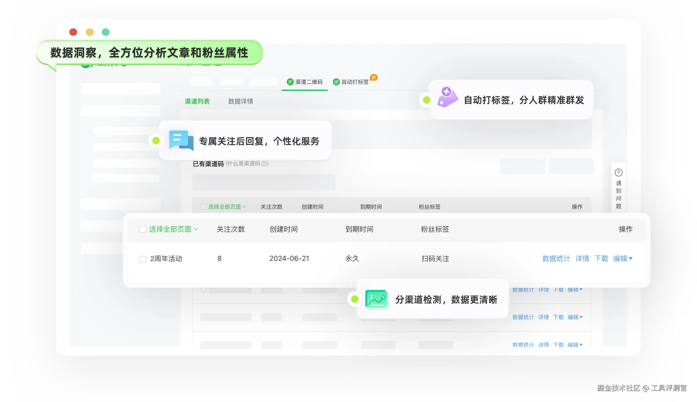 全链路数据分析功能