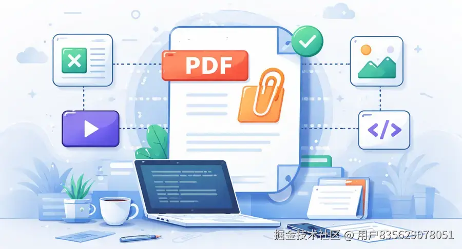 如何使用C#在PDF文档中插入附件