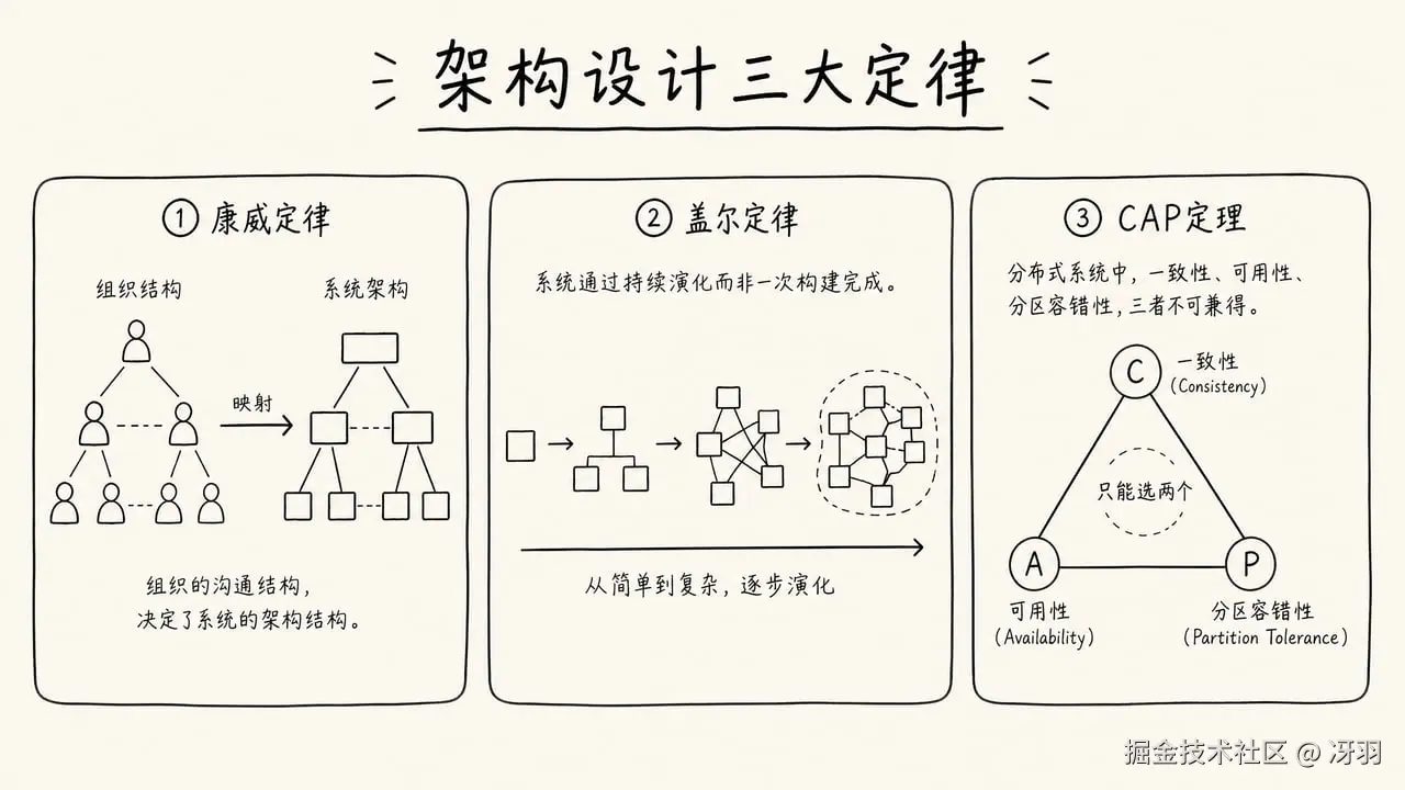 架构设计三大定律