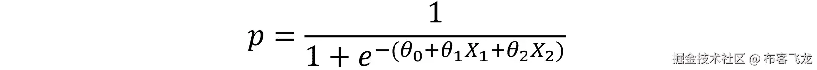 图 3.31：Sigmoid 函数预测两个特征的类成员概率