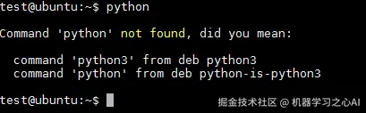 python not found