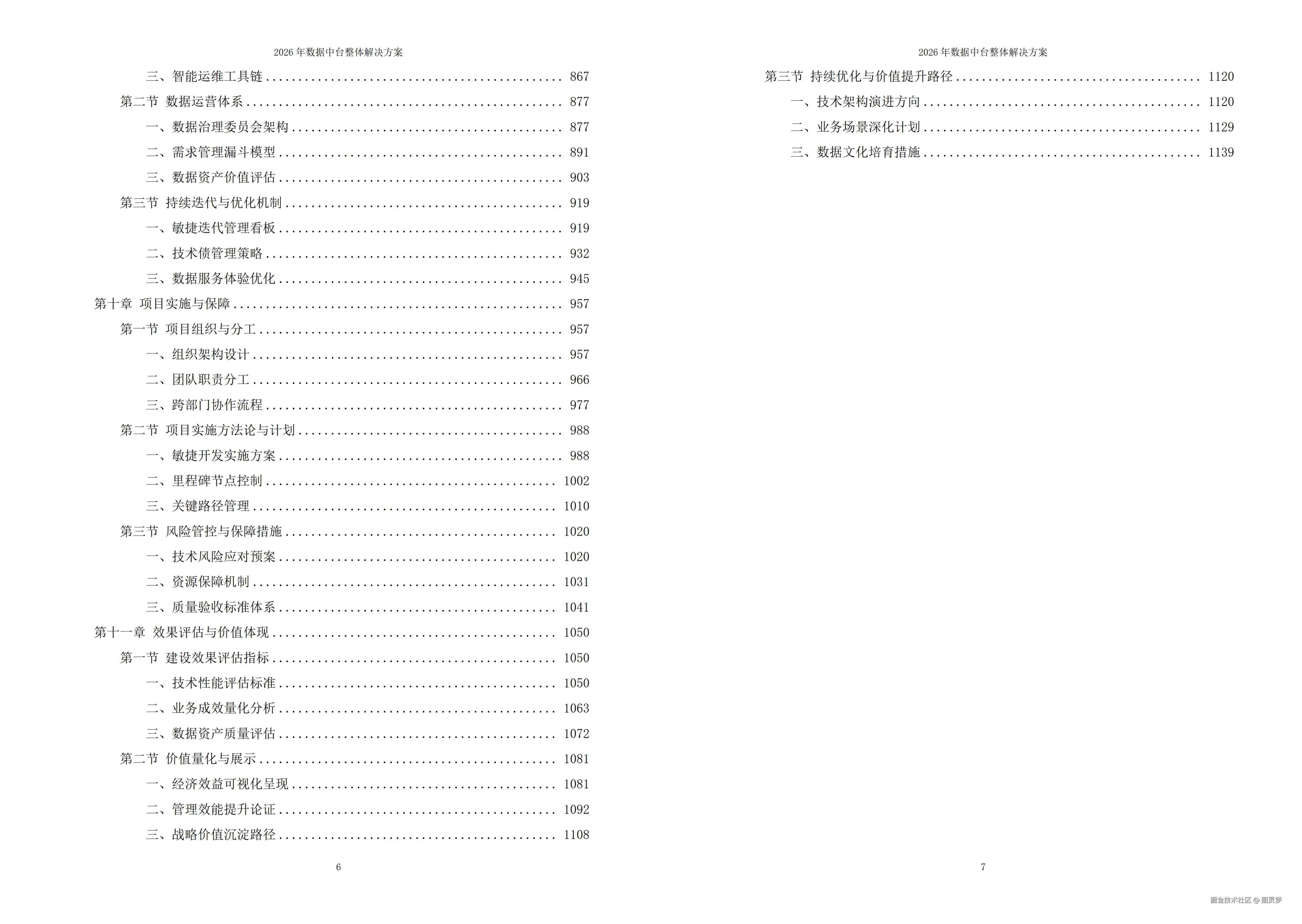 2026年数据中台整体解决方案 - 全1151页下载
