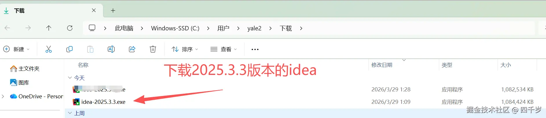 下载的idea安装包