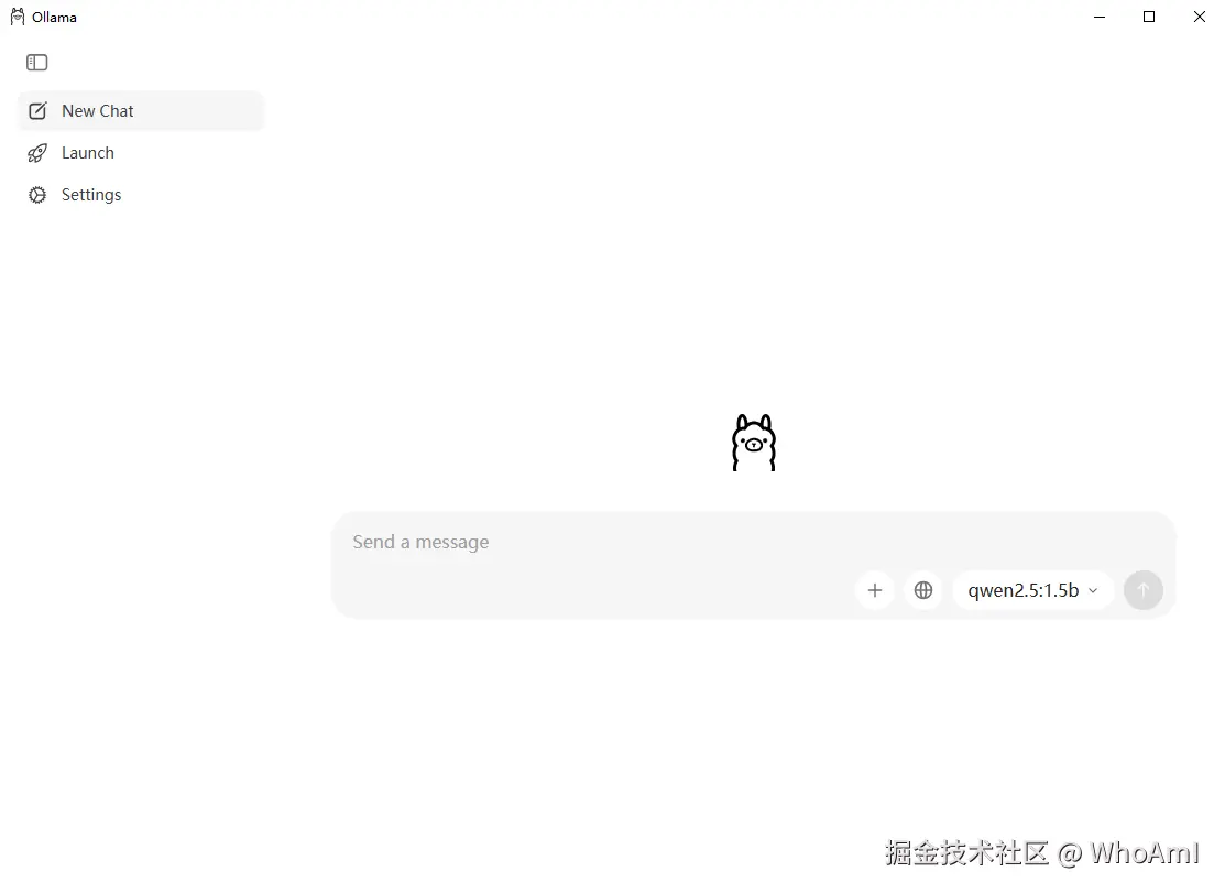 Ollama应用界面