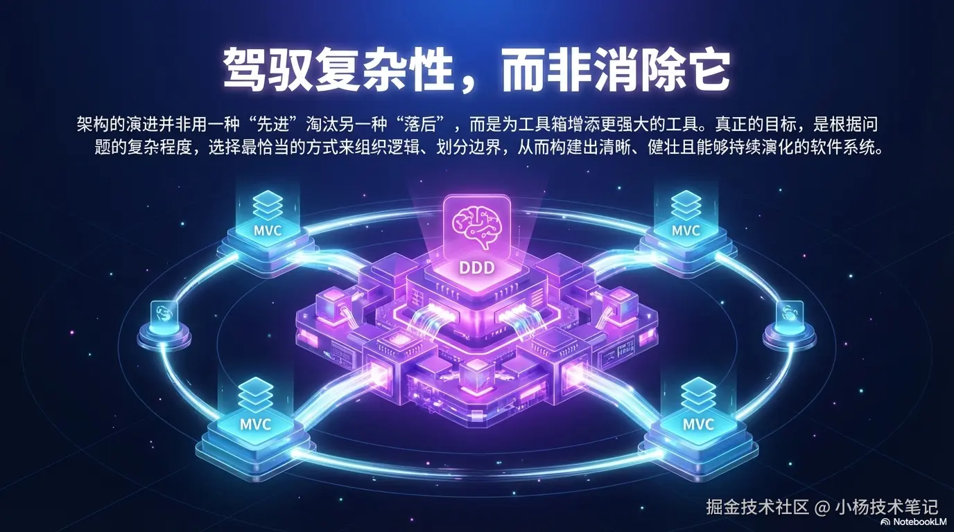 驾驭复杂度，而非消除它