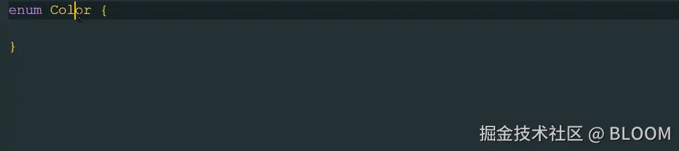 生成枚举注释演示