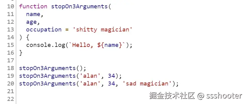 Conditional Breakpoint - argument length