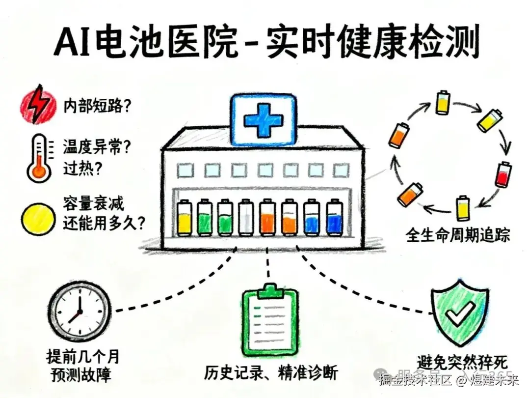 AI电池健康检测-电池医院手绘笔记