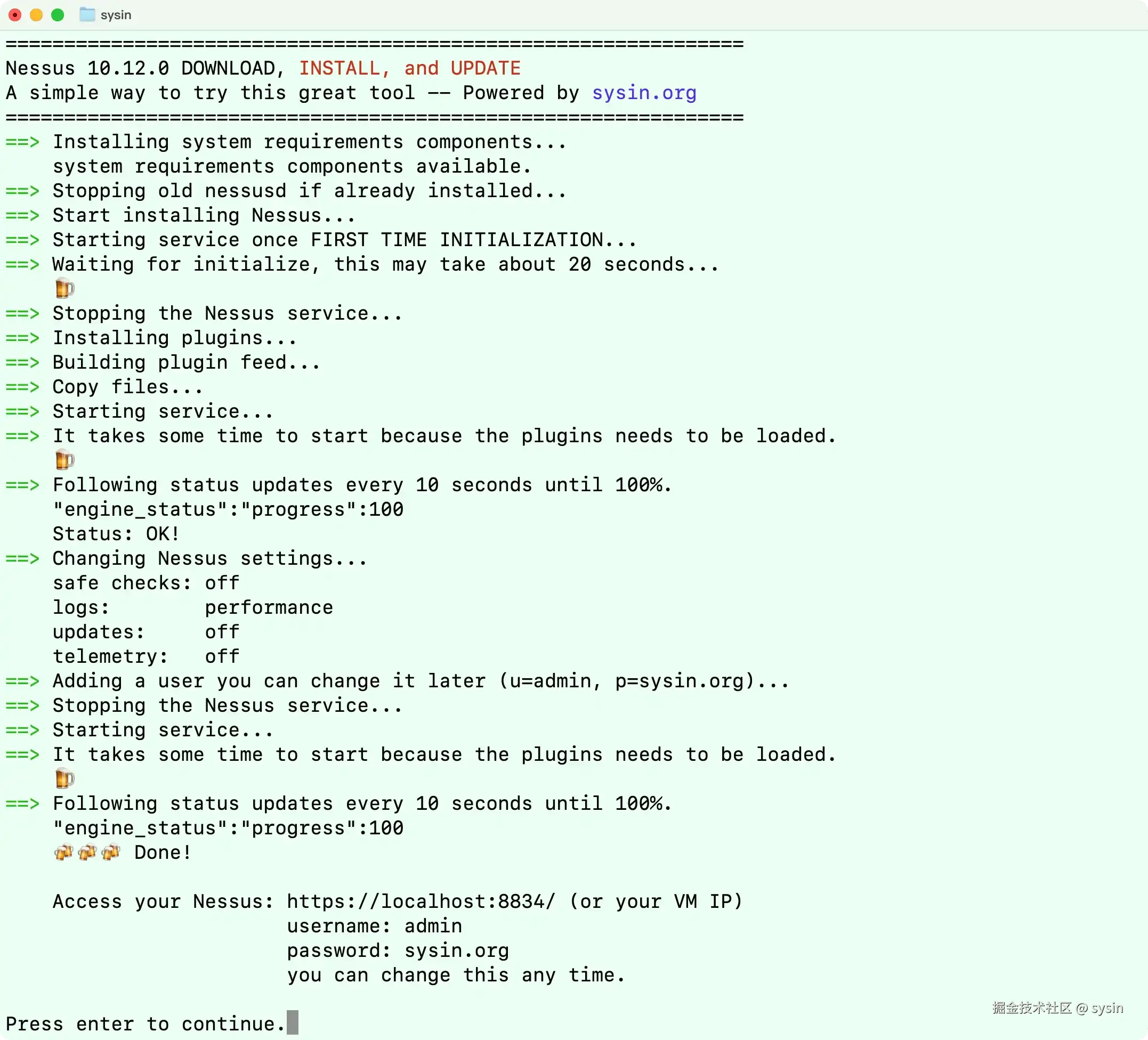 nessus-10-auto-installer