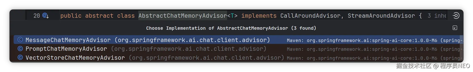 ChatMemoryAdvisor 的几种实现