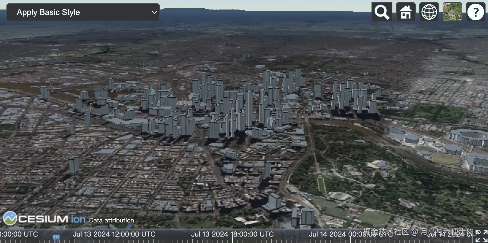 3D Tiles样式化 showAllBuildings