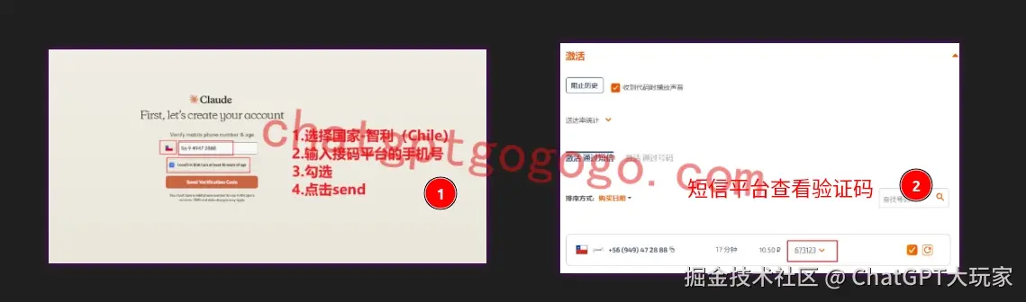 sms-activate接收Claude验证码
