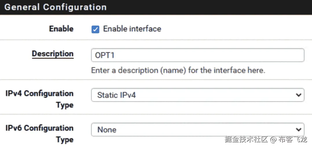 图 12.6 – 启用静态 IPv4    