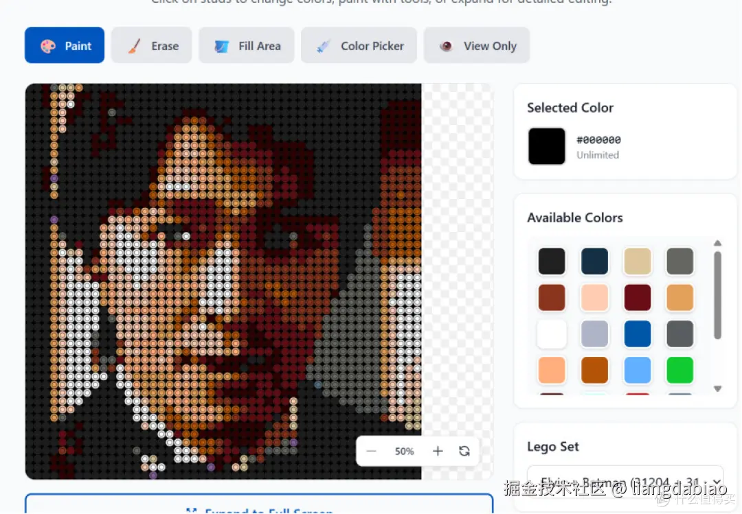 DIY拼出来的油画-佬玩乐高积木像素画吗-积木拼豆-看看有没有人玩