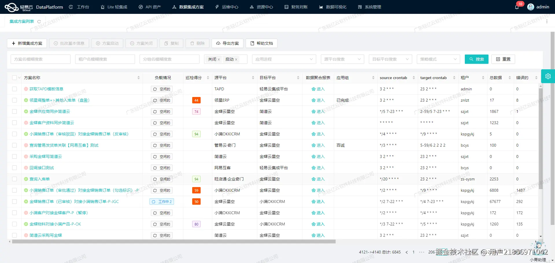 金蝶与外部系统打通接口
