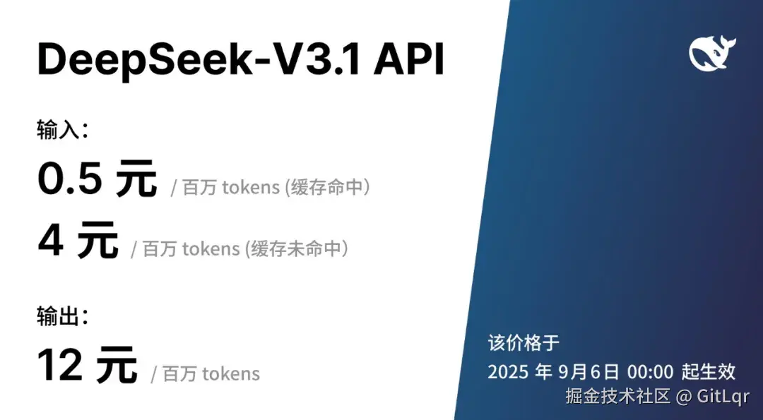 DeepSeek3.1 价格.webp