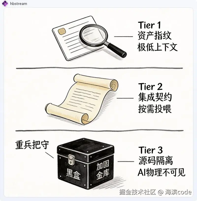 AIComStudio 处理上下文的逻辑分层图