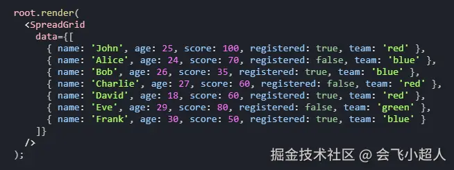 js-spread-grid