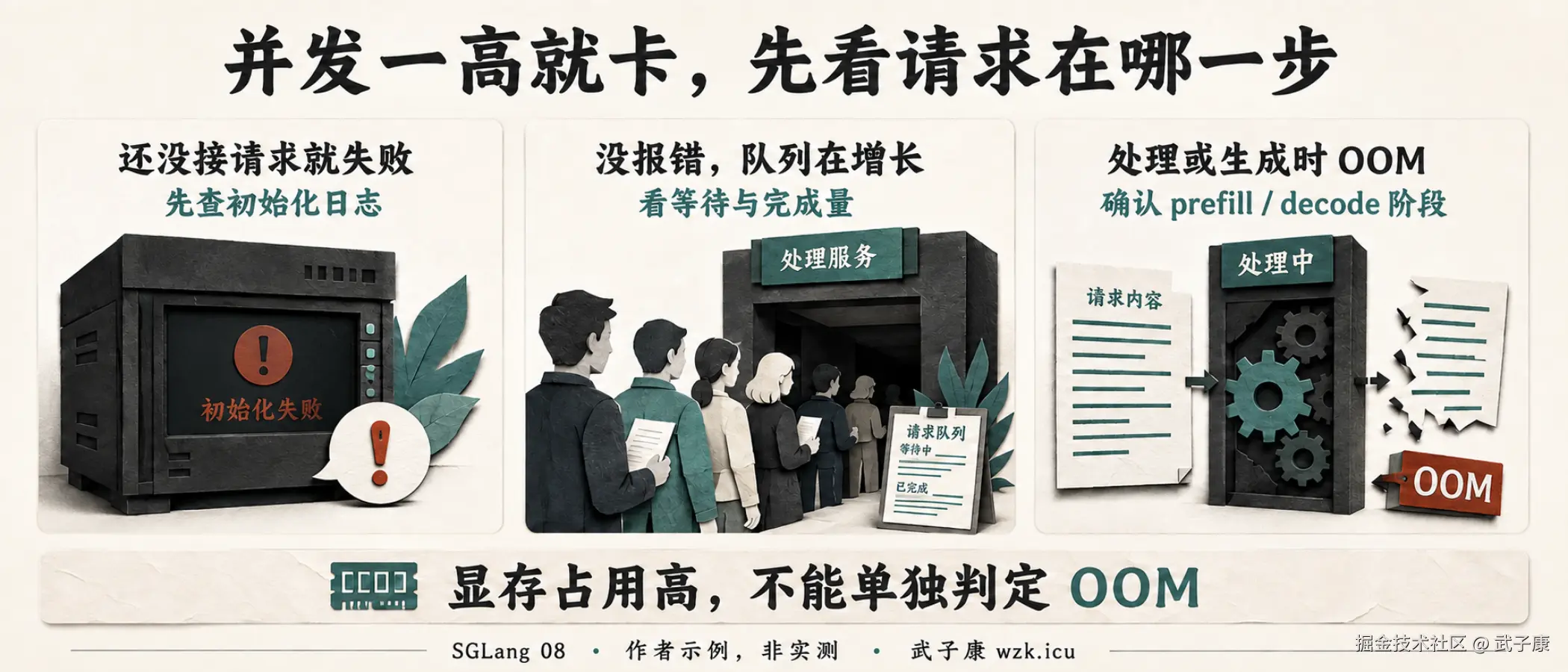 显存高、排队和OOM的区别