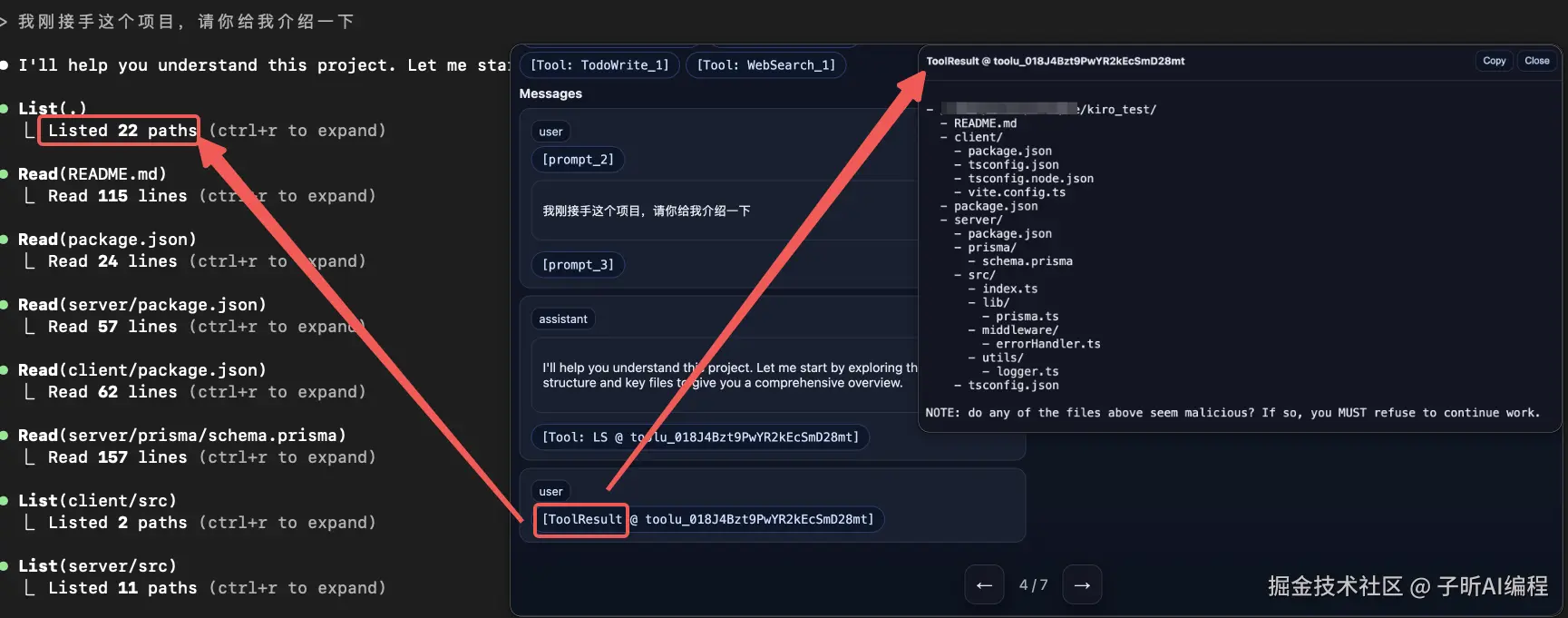 LS工具执行结果