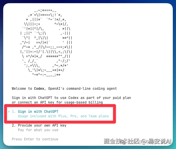 Codex 登录