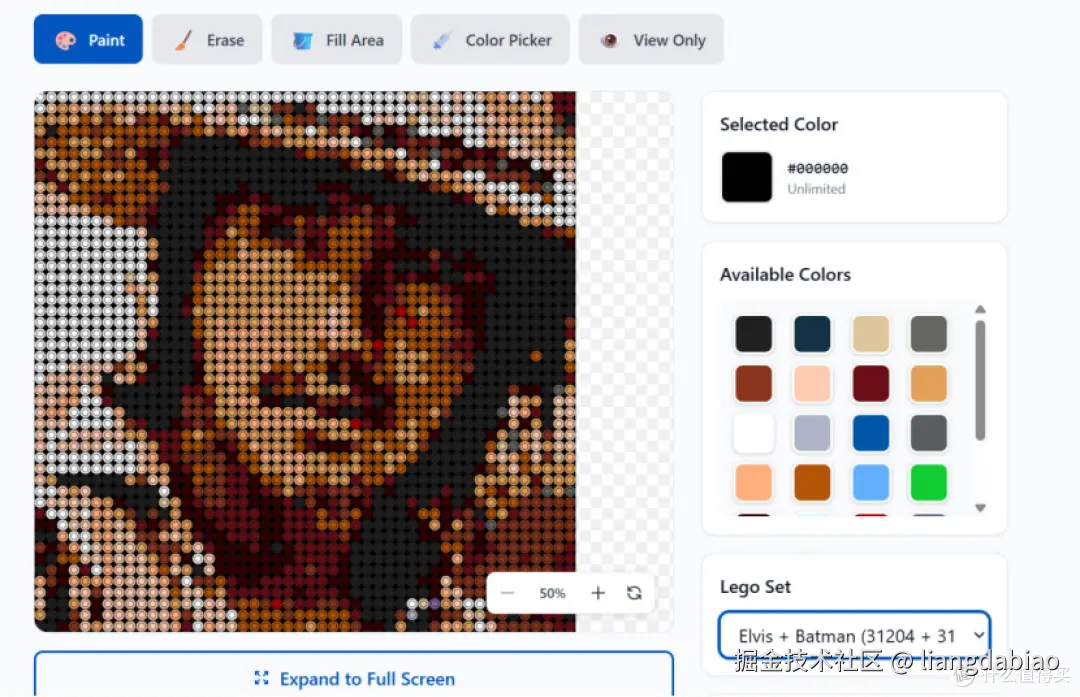 DIY拼出来的油画-佬玩乐高积木像素画吗-积木拼豆-看看有没有人玩
