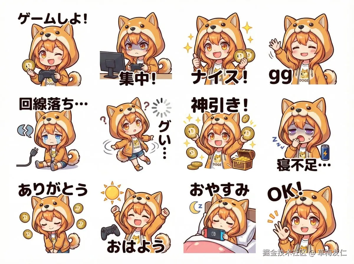 可爱的长尾山雀 LINE 贴图集