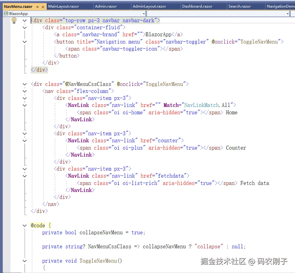ASP.NET Core Blazor 路由配置和导航