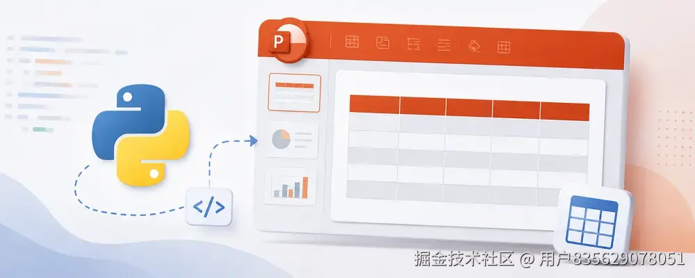 使用 Python 在 PowerPoint 中创建和格式化表格