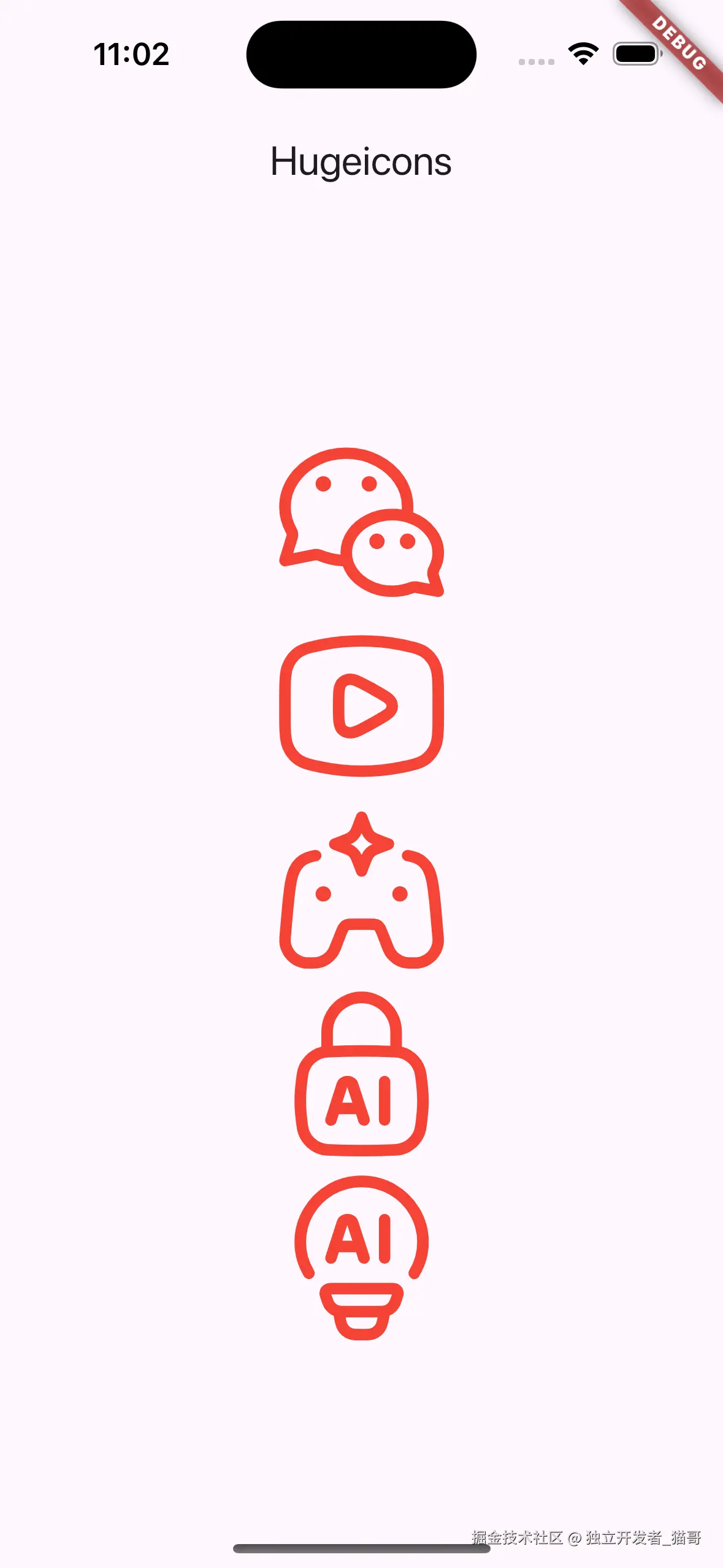 flutter-hugeicons-icons-page